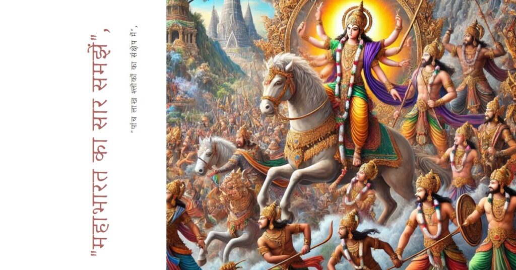 5 लाख श्लोकों वाले महाभारत का सार मात्र नौ पंक्तियों में समझें