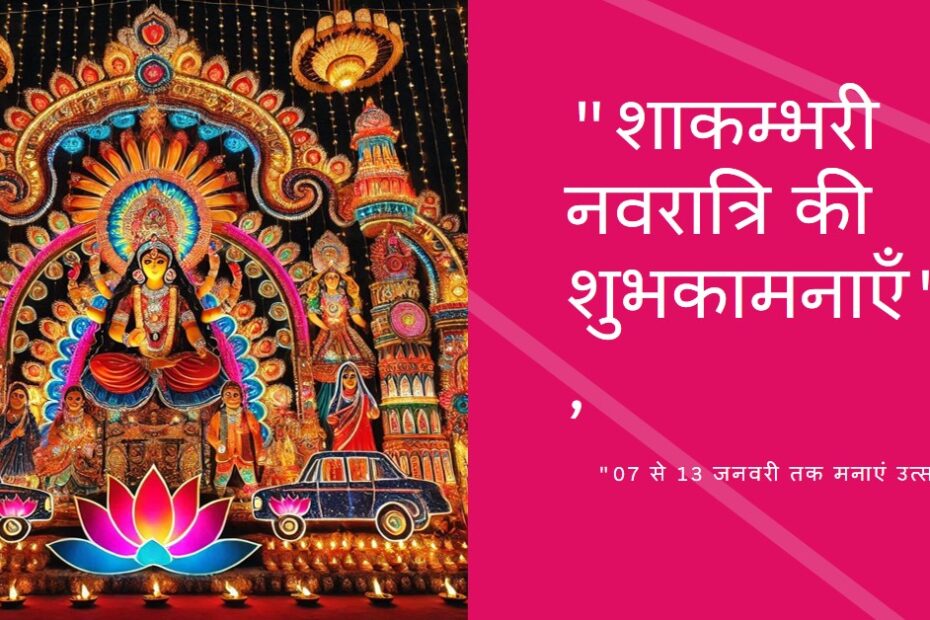 शाकम्भरी नवरात्रि उत्सव 07 से 13 जनवरी विशेष